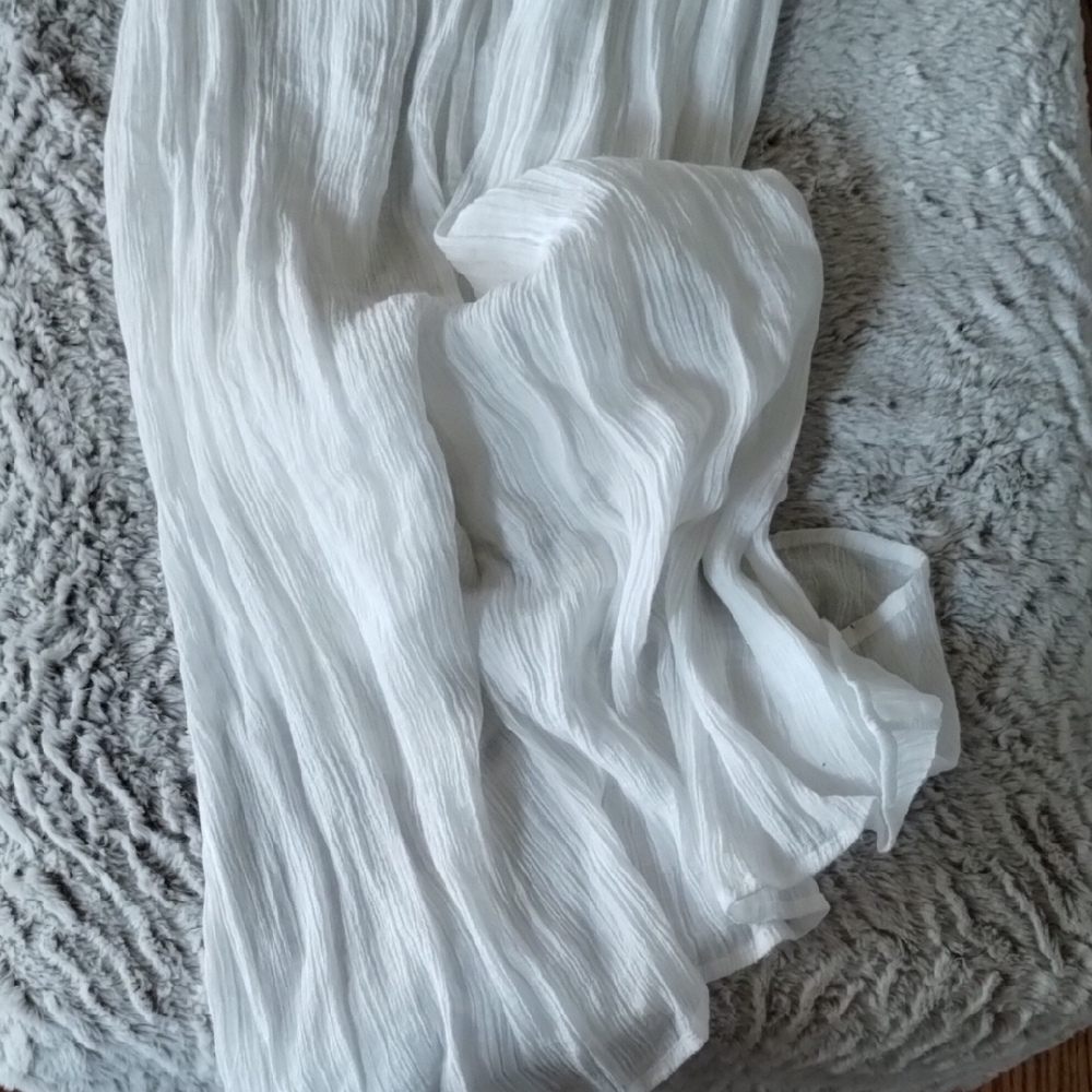 Say What? White Dress with Crochet Detail - Picture 13 of 14